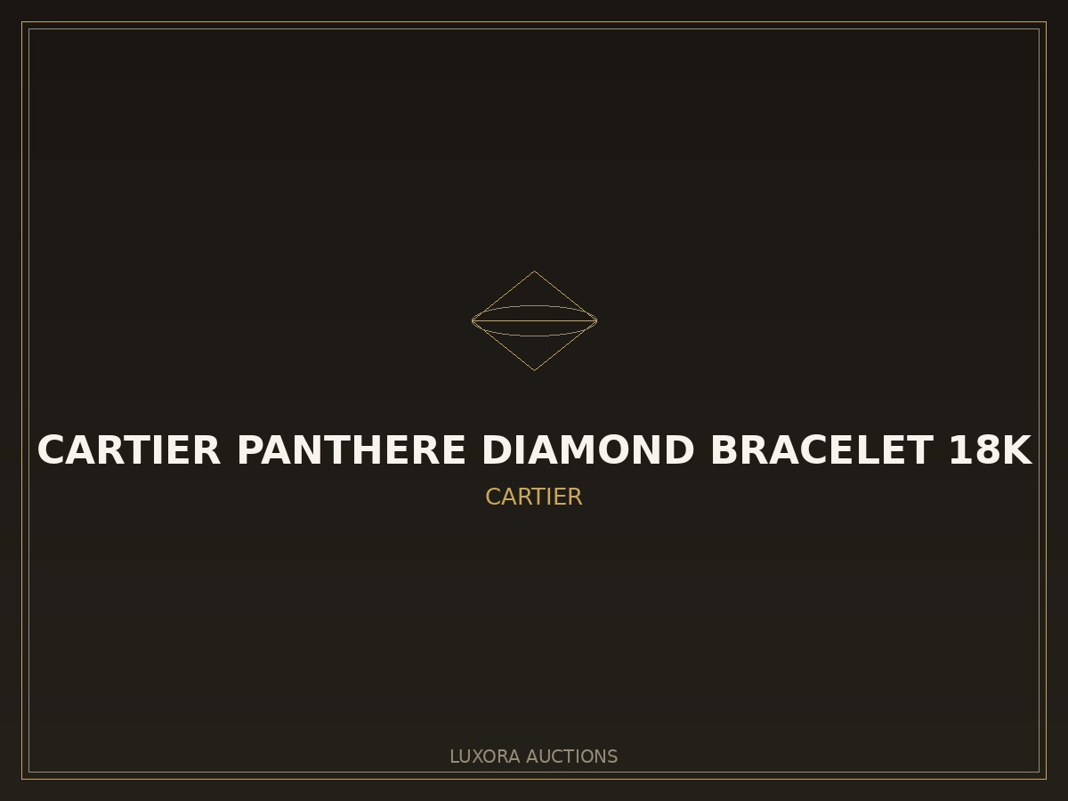 Cartier Panthere Diamond Bracelet 18k