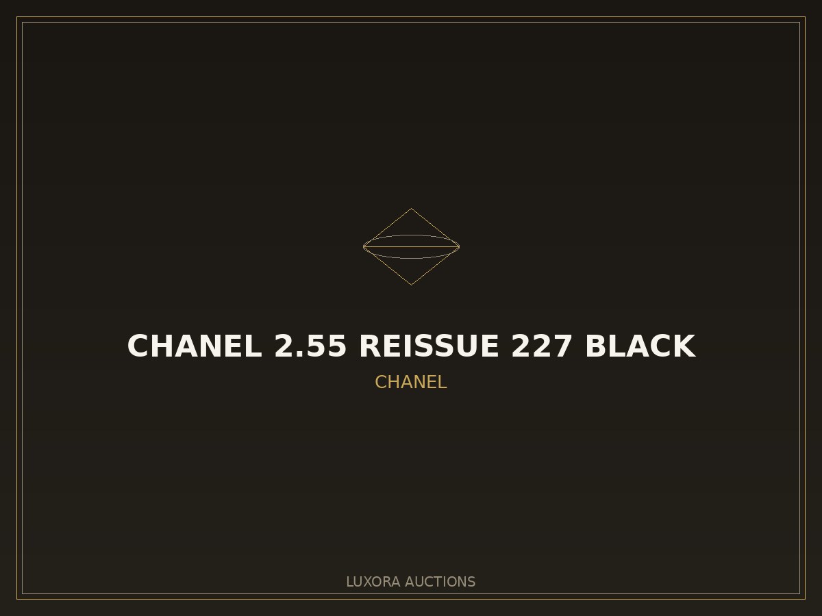 Chanel 2.55 Reissue 227 Black
