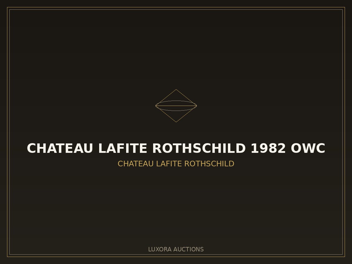 Chateau Lafite Rothschild 1982 OWC