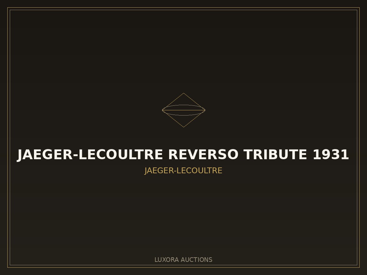 Jaeger-LeCoultre Reverso Tribute 1931
