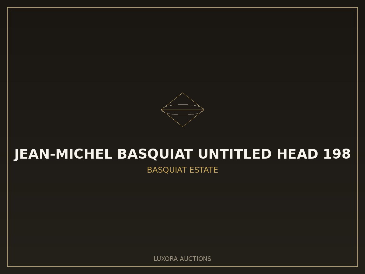 Jean-Michel Basquiat Untitled Head 1983
