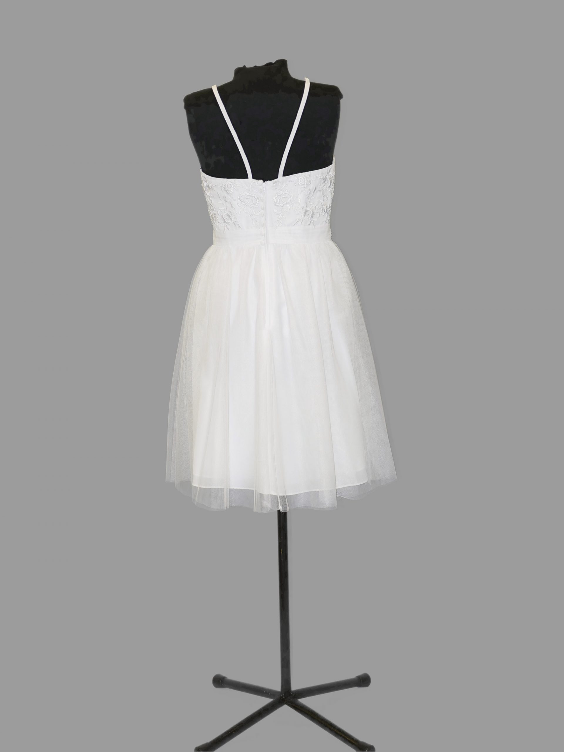 white alfred angelo cocktail dress, a8633s, generous size 4 white alfred angelo cocktail dress, a8633s, generous size 4
